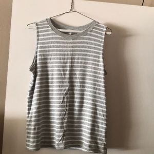 Loft sleeveless Rayon and spandex blouse.